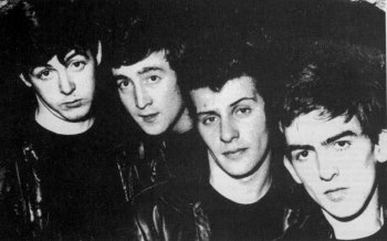 Paul, John, Pete and George in Hamburg